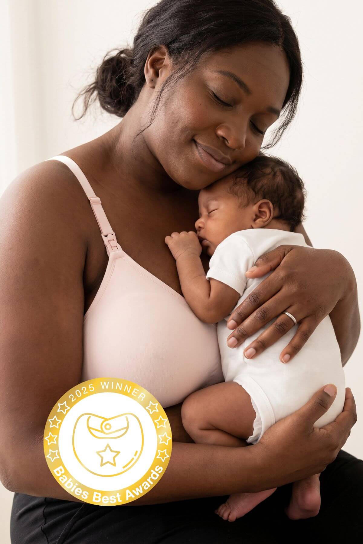 SuperMom® Silhouette Hands-Free Pumping & Nursing Bra | Ballet Slipper